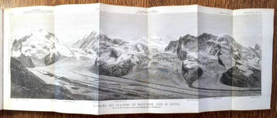 Guide illustré du voyageur en Suisse et à Chamonix. Suivi de l'Appendice 1870-1871, Services maritimes et chemins de fer. Itinéraire descriptif comprenant 100 gravures, 4 panoramas, 8 cartes et 5 plans.