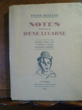 Notes prises d'une lucarne. Édition ornée de 11 dessins inédits d'André Lhote.. HELLENS Franz.