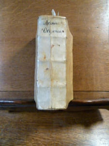 L'Organon (titre en grec)Aristotelis stagiritae peripateticorum principis Organum Hoc est, libri omnes ad Logicam pertinentes, Graece et Latine. Ivl. Pacius a Beriga interprete [...]