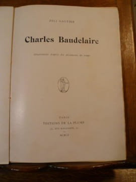 Charles Baudelaire. Illustrations d'après des documents du temps.. GAUTIER Féli