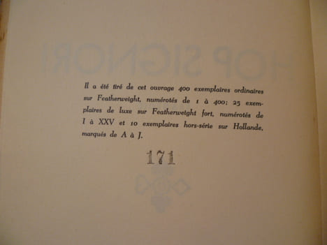 Hop Signor ! Tragédie. GHELDERODE Michel de