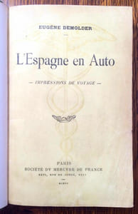 L'Espagne en auto.