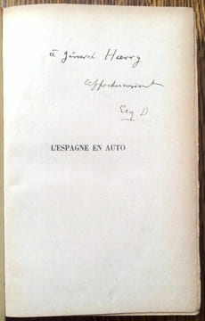 L'Espagne en auto.. DEMOLDER Eugène.