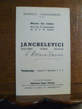 Sculptures de Ianchelevici.. CASSOU Jean
