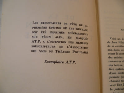 De la tradition théâtrale.