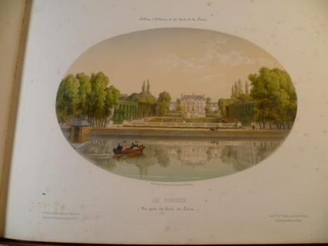 Album médaillon d'Orléans et des bords de la Loire. (15 lithographies).. A. DEROY