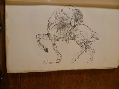 Auguste Rodin Statuaire. L'Oeuvre et ses aventures - Rodin dessinateur - Caractères et Projets - Commentaires. Avec un dessin inédit.. RIOTOR Léon