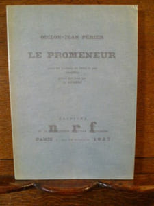 Le Promeneur. Avec un portrait de l'auteur par lui-même, gravé par G. Aubert.