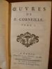 Oeuvres de Corneille en 10 volumes.Et : Commentaires sur le théâtre de Pierre de Corneille et autres morceaux intéressans par M. de Voltaire. En 2 ...