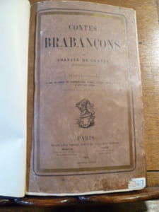 Contes Brabançons. Illustrations de MM. De Groux , De Schampheleer , Duwée , Félicien Rops , Van Camp & Otto von Thoren. Gravées par William Brown.