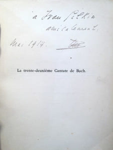 La Trente-deuxième cantate de Bach. "" Liebster Jesu mein Verlangen "".
