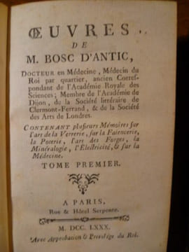 Oeuvres. Contenant plusieurs Mémoires sur l'art de la verrerie, sur la faïencerie, la poterie, l'art des forges, la minéralogie, l'électricité et sur ...