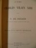 Le vicomte Charles Vilain XVIIII. Extrait de la Revue Générale.. P. de DECKER