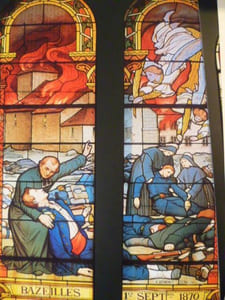 Images de verre. Images de guerre. Les vitraux commémoratifs des trois guerres dans les églises des Ardennes. Ouvrage publié à l'occasion de l'exposition du même nom à Charleville-Mézières en 2004.