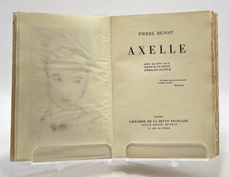 Axelle. Orné de dix-huit eaux-fortes et de dessins d'Emilien Dufour.. BENOIT Pierre