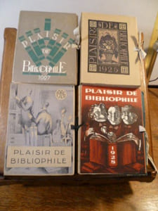 Plaisir de bibliophile. Gazette trimestrielle des amateurs de livres modernes. 16 numéros. Complet pour les années 1925 à 1928.