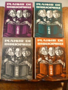 Plaisir de bibliophile. Gazette trimestrielle des amateurs de livres modernes. 16 numéros. Complet pour les années 1925 à 1928.