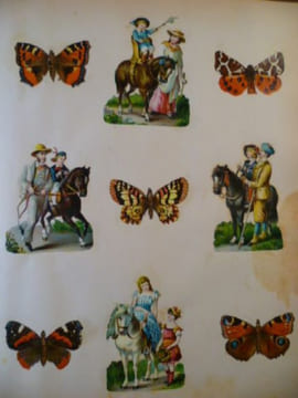 SCRAP ALBUM CHROMOLITHOGRAPHIES XIXème. undefined