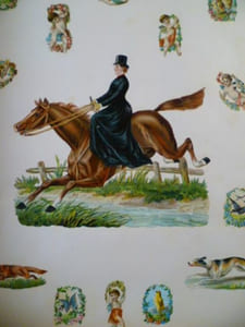 SCRAP ALBUM CHROMOLITHOGRAPHIES XIXème