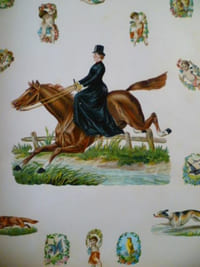 SCRAP ALBUM CHROMOLITHOGRAPHIES XIXème