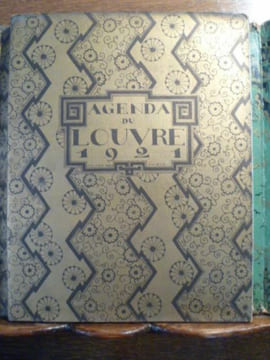 Agenda des Grands magasins du Louvre. 1921. . CLERMONT TONNERRE VAUDOYER FRANC-NOHAIN
