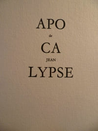 APOCALYPSE DE JEANL'Agneau brise les sept sceaux.