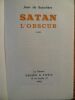 Satan l'obscur. Frontispice de Edmond Dulac.. Jean de BOSSCHERE 