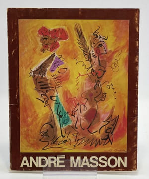 André Masson. Catalogue d'exposition au casino de Knokke avec envoi a.s. et 3 photographies d'oeuvres.. WALDBERG Patrick.