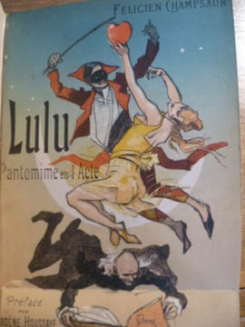 Lulu, roman clownesque illustré.Et relié avec : Lulu. Pantomime en un acte.. CHAMPSAUR Félicien.