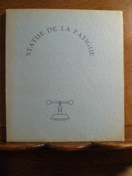Statue de la fatigue. Lithographie par Auguste Mambour. . THIRY Marcel. 