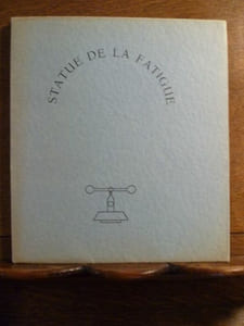 Statue de la fatigue. Lithographie par Auguste Mambour.