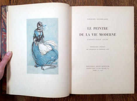 Le Peintre de la vie moderne. Constantin Guys. Reproduction intégrale des aquarelles de Guys.. BAUDELAIRE Charles.