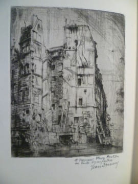 Rues et visages de Paris. Eau-forte de Jean Donnay. . LARBAUD Valery.