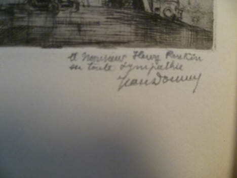 Rues et visages de Paris. Eau-forte de Jean Donnay. . LARBAUD Valery.
