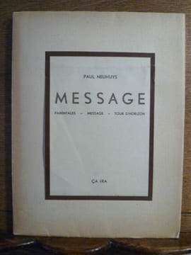 Message. Parentales. Message. Tour d'horizon. . NEUHUYS Paul.