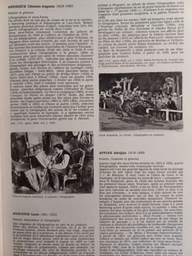 Dictionnaire de l'estampe en France (1830 - 1950). . BAILLY-HERZBERG Janine.