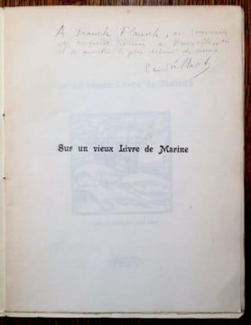Sur un vieux Livre de Marine. Trois bois gravés par André Lhote.. LHOTE. LAVAUD Guy.