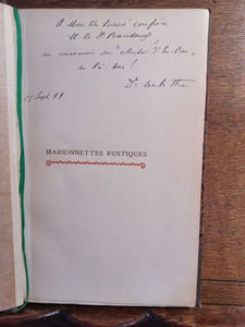 Marionnettes rustiques montrant les bonnes petites gens à leurs métiers, en douze contes avec dessins de Armand Rassenfosse. 