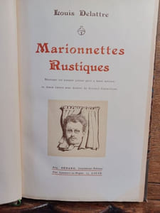 Marionnettes rustiques montrant les bonnes petites gens à leurs métiers, en douze contes avec dessins de Armand Rassenfosse. 
