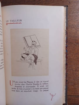 Marionnettes rustiques montrant les bonnes petites gens à leurs métiers, en douze contes avec dessins de Armand Rassenfosse. . DELATTRE Louis.