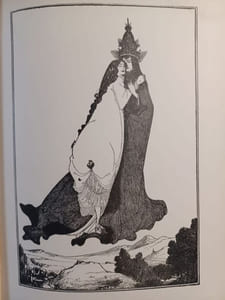 Sous la colline. Et d'autres essais en prose et en vers par A. Beardsley, précédé d'une préface par Jacques E. Blanche. Traduction française de A.H. Cornette.