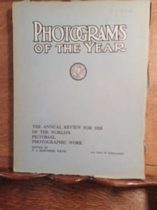 Photograms of the year, 1924, the annual review for 1925 of the world's pictorial photographic work. 