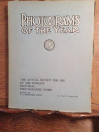 Photograms of the year, 1924, the annual review for 1925 of the world's pictorial photographic work. 