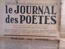 Le Journal des Poètes. 5 ème année, N°9, 16 novembre. 1935. . FLOUQUET Pierre-Louis. 