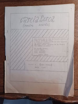 Garcia lorca (nuestra revista). Les deux premiers numéros de cette revue.. undefined