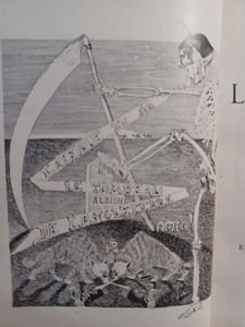 L'Agonie d'Albion. Avec de nombreuses caricatures de Monsieur Haringus lui-même.