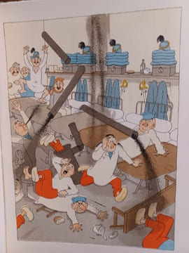 Le Train de 8H.47. La Vie de caserne. Illustrations de Dubout. . COURTELINE Georges, DUBOUT.