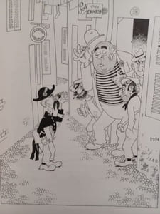 La Rue sans loi. 32 dessins de Dubout commentés par Pierre Devaux. 