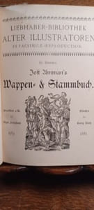 Jost Amman's Wappen- & Stammbuch. Nachdruck der Ausgabe von 1589 (= Liebhaber-Bibliothek alter Illustratoren in Facsimile-Reproduction, III. Bändchen); 