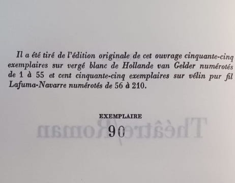Théâtre / Roman. . ARAGON Louis.